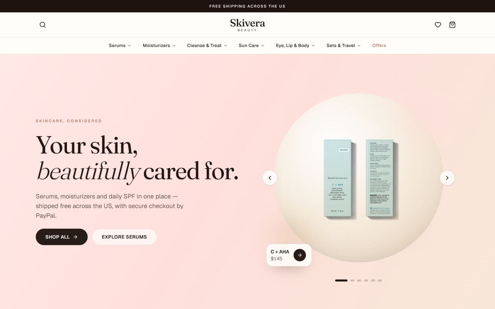 Skivera Beauty screen